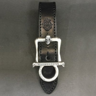 画像3: Skull On American Classic Square Buckle With Phantom T-bar & O-ring Belt Loop
