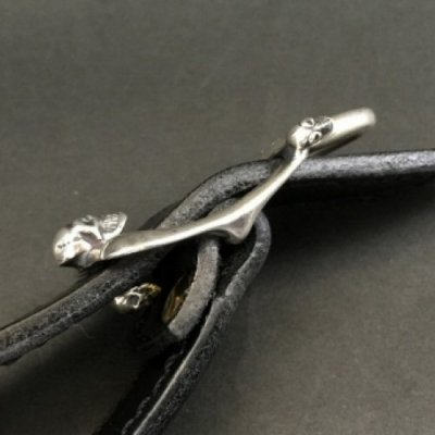 画像10: Skull On American Classic Square Buckle With Phantom T-bar & O-ring Belt Loop