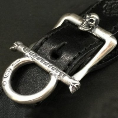 画像6: Skull On American Classic Square Buckle With Phantom T-bar & O-ring Belt Loop