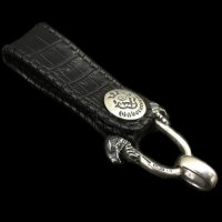Eagle D-loop & Smooth H.W.O With Atelier mark Button Crocodile Skin [Belly] Belt Loop