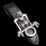 Eagle On American Classic Square Buckle With Eagle T-bar & O-ring Belt Loop