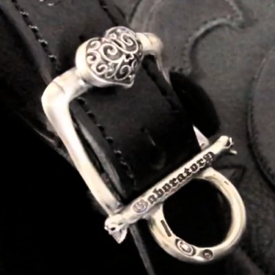 画像4: Heart On American Classic Square Buckle With Phantom T-bar & O-ring Belt Loop