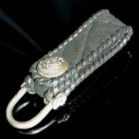 Earring Skulls With Elephant Skin Belt Loop