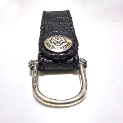 画像2: [新入荷★現品限り即納]  Crocodile Leather Wide Belt Loop  [Flank] 
