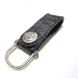 [新入荷★現品限り即納]  Crocodile Leather Wide Belt Loop  [Flank] 