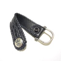 [新入荷★現品限り即納]  Crocodile Leather Wide Belt Loop  [Flank] 