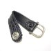 画像1: [新入荷★現品限り即納]  Crocodile Leather Wide Belt Loop  [Flank]  (1)