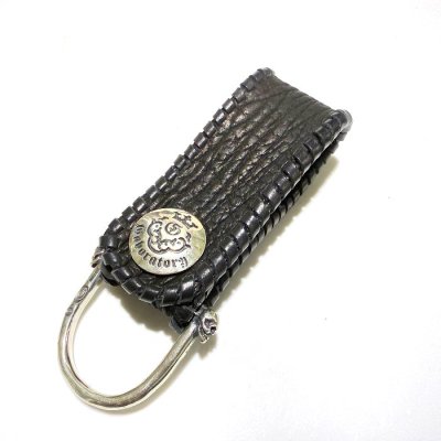 画像1: [新入荷★現品限り即納]  Shark Leather Wide Belt Loop  