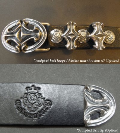 画像7: Sculpted Oval Belt Buckle