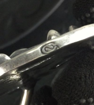 画像8: Sculpted Oval Belt Buckle