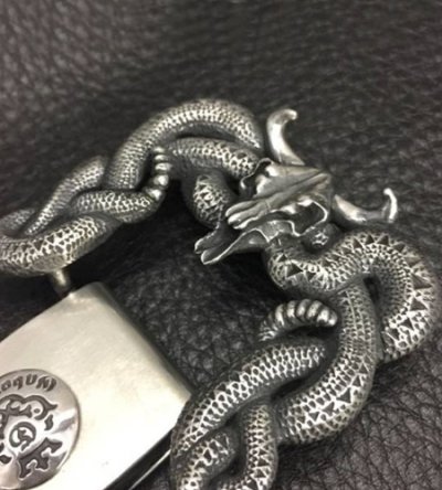 画像14: Large Snake & Buffalo Skull Belt Buckle