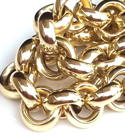 画像5: 【一点もの】14K Gold O-Ring Links Bracelet