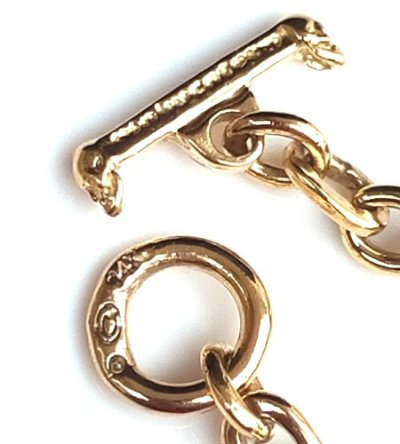 画像4: 【一点もの】14K Gold O-Ring Links Bracelet