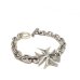 画像2: Maltese Cross & Half Small Oval Links Bracelet (2)
