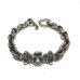 画像1: 1/8 4Heart Crown & Half Small Oval Chain Bracelet (1)