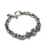画像8: 1/8 4Heart Crown & Half Small Oval Chain Bracelet