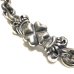 画像2: 1/8 4Heart Crown & Half Small Oval Chain Bracelet (2)
