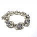 画像7: All Slant Head Skulls Link Bracelet
