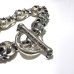 画像11: All Slant Head Skulls Link Bracelet