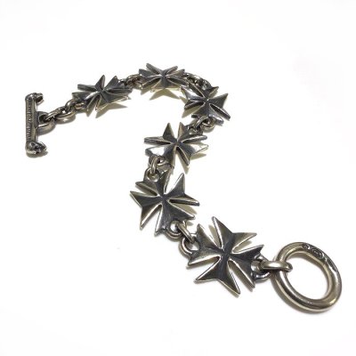 画像3: Half Maltese Cross Links Bracelet