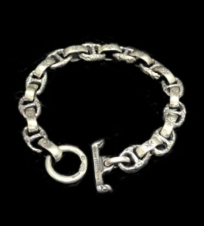 画像1: Quarter H.W.O & Chiseled Anchor Links Bracelet