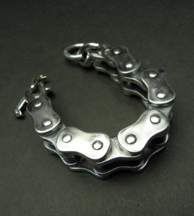 画像2: Motorcycle Chain Bracelet (Large)