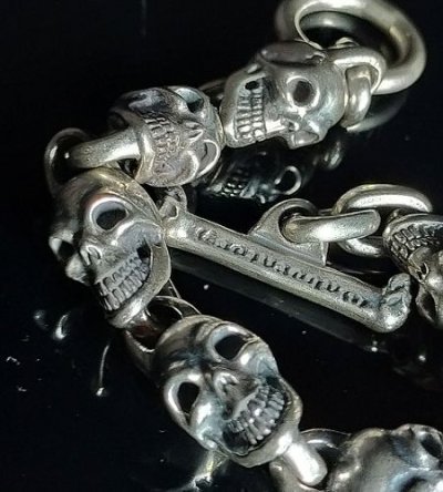 画像13: All Skulls Link Bracelet