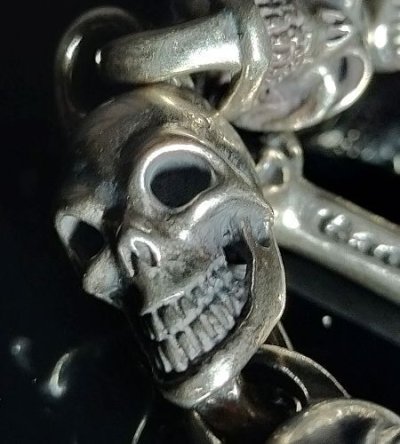 画像3: All Skulls Link Bracelet