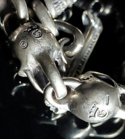 画像11: All Skulls Link Bracelet