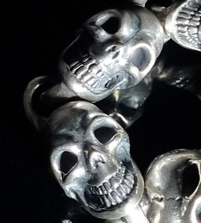 画像7: All Skulls Link Bracelet