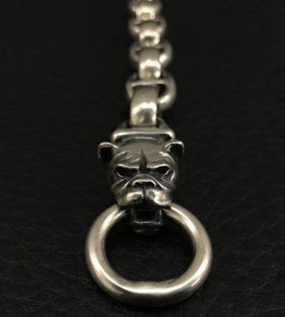 画像9: Long neck bulldog With smooth anchor links bracelet