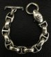 画像2: Long neck bulldog with smooth anchor links bracelet (2)