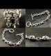 画像6: Skull Pins With Small Oval Chain Links Bracelet