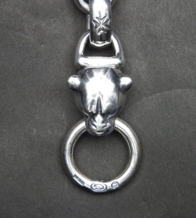 画像6: Panther With Maltese Cross H.W.O & Smooth Anchor Links Bracelet