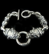2 Large old bulldog With noodle & roller bracelet