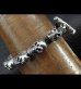画像9: Half size 10skulls braid leather bracelet
