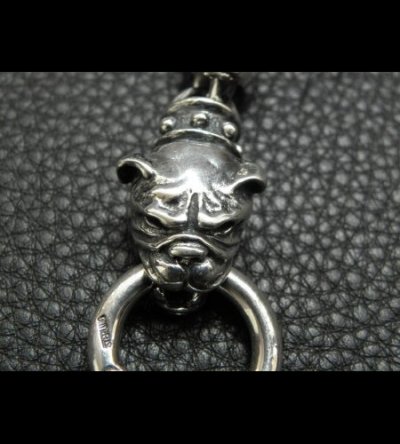画像7: Stud Bolo Neck Old Bulldog With 7-Skull Links Bracelet