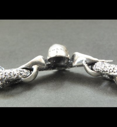 画像5: Wing Skull With Chiseled H.W.O & Chiseled Anchor Links Bracelet
