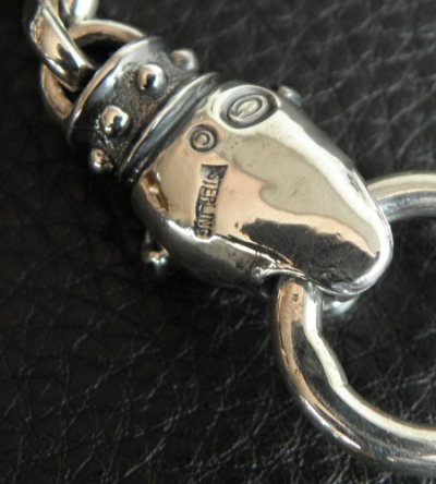 画像8: Stud Bolo Neck Old Bulldog With 4Skulls & Small Oval Links Bracelet
