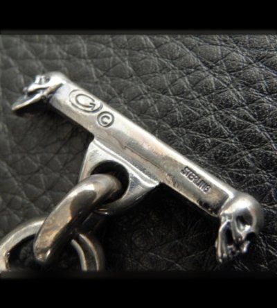 画像17: Bulldog With Textured H.W.O & Smooth Anchor Links Bracelet