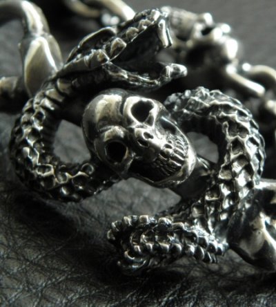 画像14: Half Snake Born With 4Skulls Bracelet