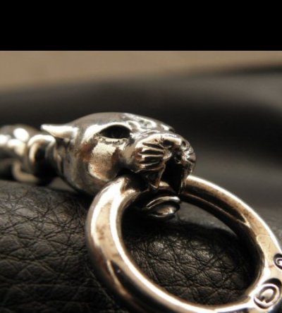 画像5: Long Neck Panther With Noodle Links Bracelet