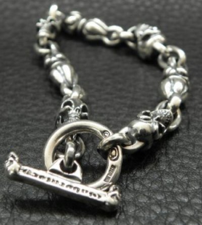 画像6: Quarter Noodle & 1/6 Skull Links Bracelet