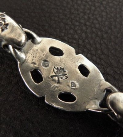 画像10: Half Sculpted Oval With Old Bulldog & Bulldog & Small Oval, Boat Chain Bracelet