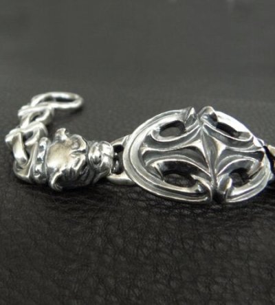 画像6: Half Sculpted Oval With Old Bulldog & Bulldog & Small Oval, Boat Chain Bracelet