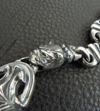 画像19: Half Sculpted Oval With Old Bulldog & Bulldog & Small Oval, Boat Chain Bracelet