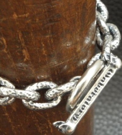 画像8: Textured Small Oval Chain Link Bracelet