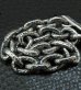 画像2: Textured Small Oval Chain Link Bracelet (2)