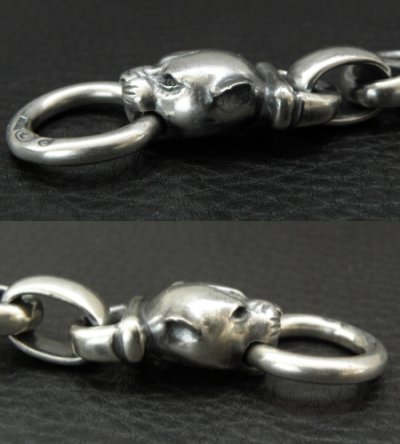 画像15: Sculpted Oval With 2medium Long Neck Panthers & Smooth H.W.O Anchor Links Bracelet