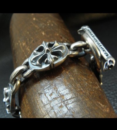 画像11: All Cross Oval Links Bracelet